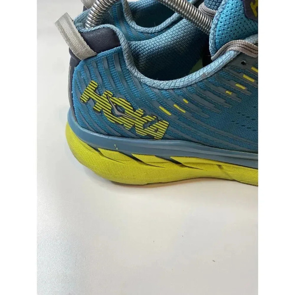 HOKA ONE ONE CLIFTON 5 MEN'S CARIBBEAN SEA/STORM BLUE Size 11 No Insoles - Picture 5 of 10